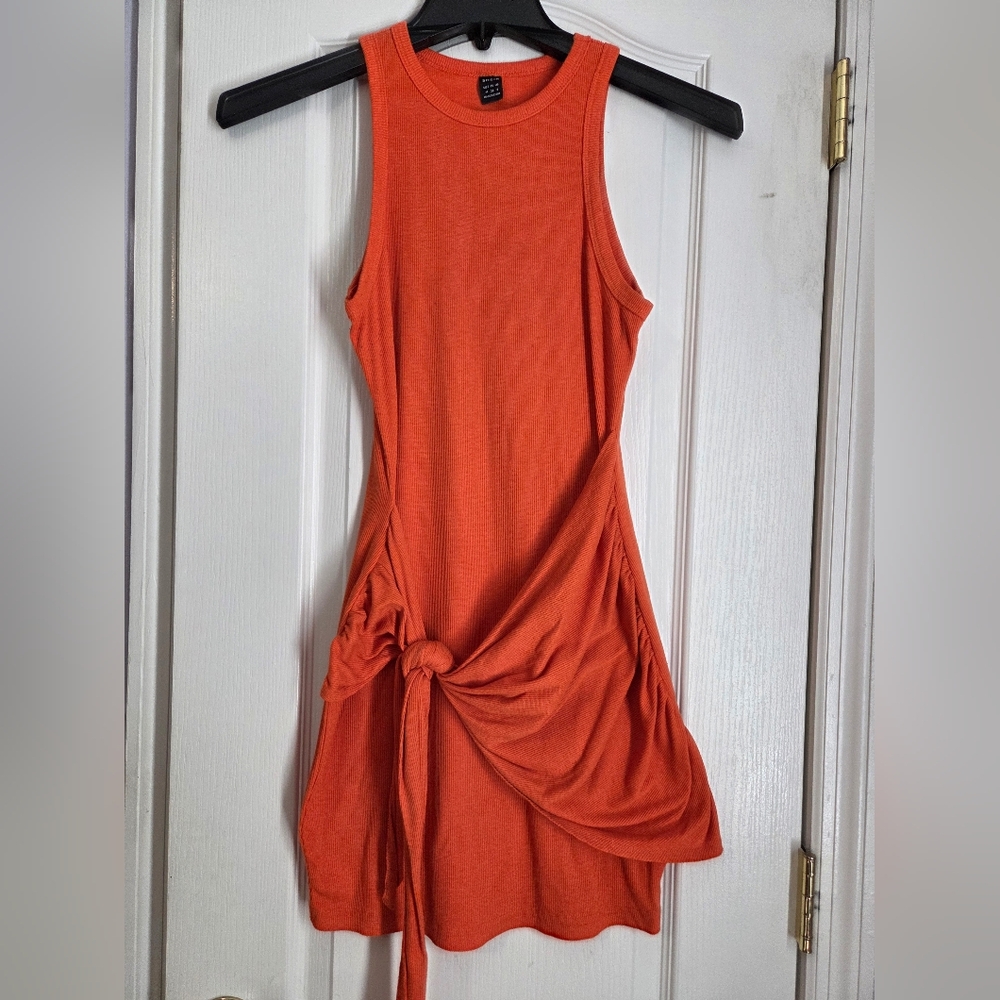 Orange Sleeveless Women's Top